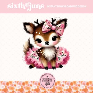 Tutu printanier mignon cerf Png, décoration boisée printanière en sublimation, graphiques d'été pour chambre d'enfant dans les bois, amateur de cerfs png, chemise renard pour enfants, DTF