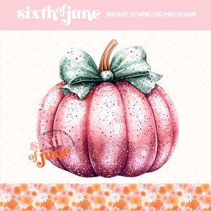 Coquette Pumpkin Sublimation Clipart, Adorable Retro Bow PNG for Soft Girl Aesthetic, Chic Retro Pumpkin PNG Designs, Retro Disco PNG