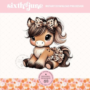 Niedlicher Frühlings-Leoparden-Druck Tutu Pferd Png, Bauernhof-Tierfrühlings-Dekor-Sublimationsentwurf, Sommer-Pferd Png, niedliches Girly T-Shirt Bogen-Design, DTF