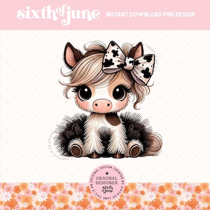 Niedliches Frühlingskuh-Druck-Tutu-Pferd Png, Bauernhof-Tierfrühlings-Dekor-Sublimationsentwurf, Sommer-Pferd Png, niedliches Girly T-Shirt Bogen-Design DTF