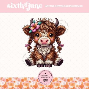 Beach Vibes Highland Cow Png, Trendy Summer Sublimation, Vacation Png Design, Sweet Summer Clipart, Cute Summer Girl Highland Cow Png, POD