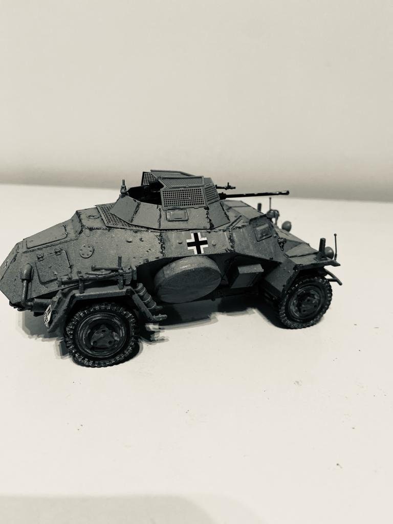 SDKFZ 222 AUTOMITRAILLEUSE MILITAIRE ATLAS N°026 1:43 de reference
