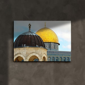 Al-Aqsa Canvas Decor - A Homage to Hope and Resilience | Islamic Canvas | Muslim Gifts | Masjid Al Aqsa | | Quds | Palestine Art