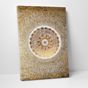 99 Names of Allah (Al Asma ul Husna) İslamic Canvas Wall Art