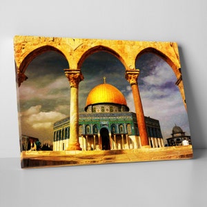 Quds Canvas Decor | Islamic Home Decor | Islamic Art | Islamic Canvas | Masjid Al Aqsa | Quds | Masjid Al Aqsa