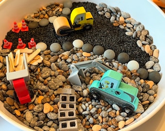 Baustelle Sinnesspiel Set