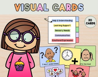 Self Advocacy Visual Cards | AAC Communication | Special Education | Autism Classroom Tools | Tabbed Visual Support