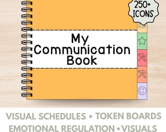 Visual Communication Book: Special Education, Autism, ADHD Support (Digital Download)
