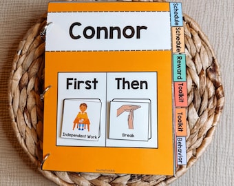 Visual Communication Book for School and Home: Autism, ADHD Behavior Support - Calming Strategies