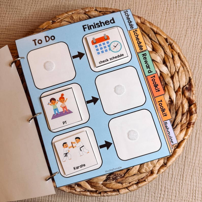 Visual Communication Book for School and Home: Autism, ADHD Behavior ...