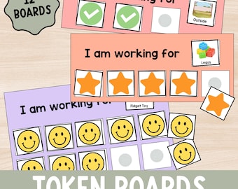 Token Board System zum Ausdrucken | Digitaler Download PDF