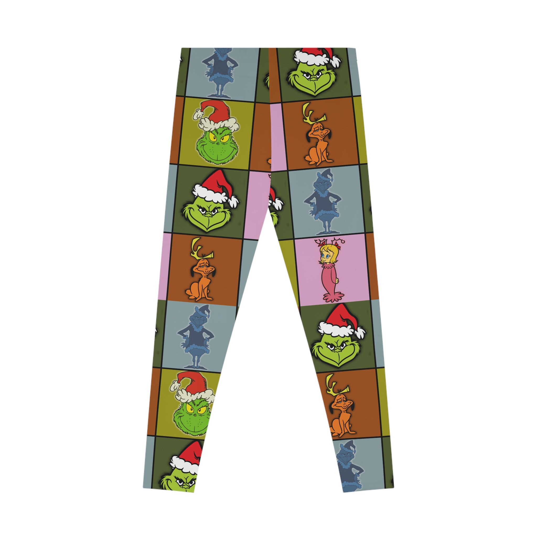 Grinch Leggings Christmas is Mine Yoga Leggings Stretchy Leggings ...