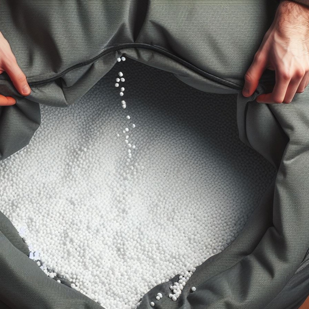 Foam Beads for Bean Bag and Pouf Refill, Doll Stuffing & Slime Additive