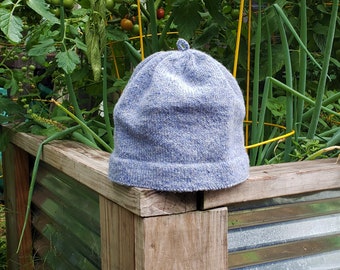 Hand knit 100% wool Monmouth Cap