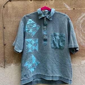 Greenish village retro polo
