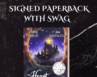 The Heart Between Kingdoms Sogned Paperback with Swag / Cozy Romantasy Bookish Bundle / Reading Gift