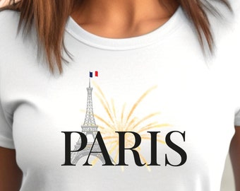 Paris Eiffel Tower T-Shirt, Paris t-shirt