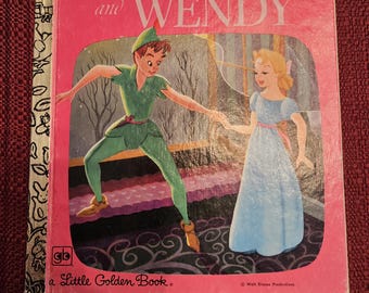 Walt Disney's Peter Pan en Wendy Book A Little Golden Book 1980