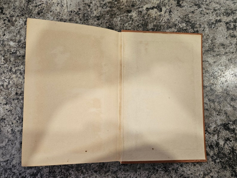 Puede incluir: Un libro abierto con p&aacute;ginas en blanco. El libro tiene una cubierta de cuero marr&oacute;n.