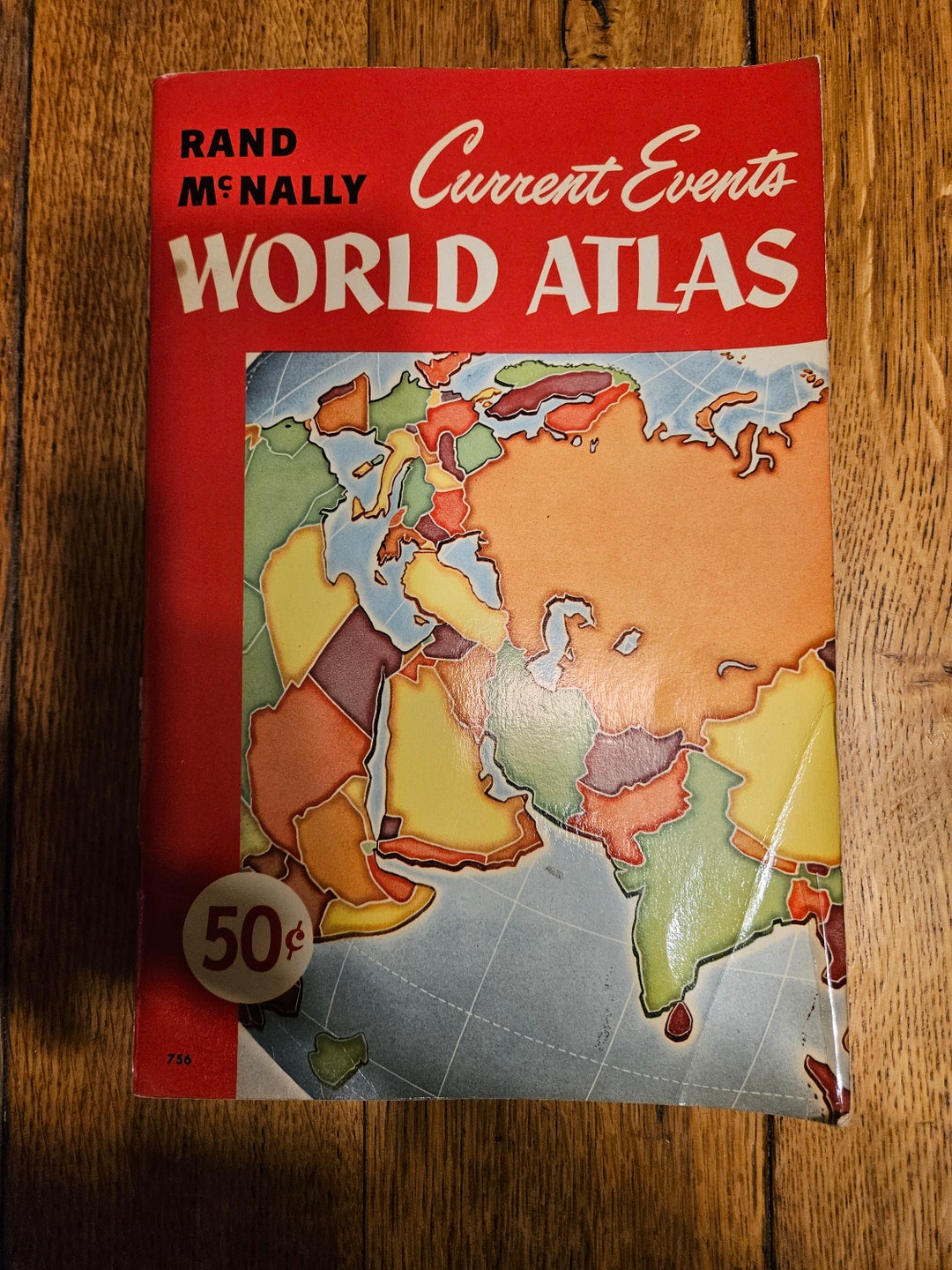 Rand Mcnally Current Events World Atlas (1955) - Etsy