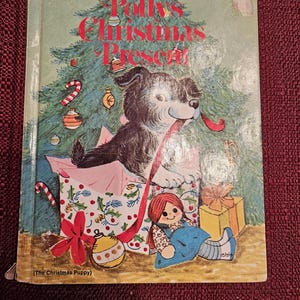 1976 Prezent świąteczny Polly w twardej oprawie Wonder BOOK Szczeniak 819 Irma Wilde
