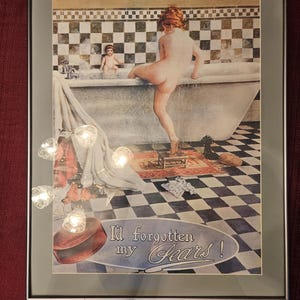 Pears 'Seifenwerbung umrahmt 'Ein Bad mit Dolly' Reproduktion Von 1922 Karte