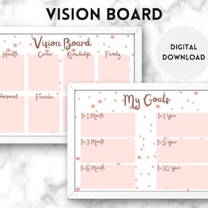 2026 Vision Board | Vision Board Printable | Digital Vision Board | Vision Board for Women Leaders | Vision Board Kit | Zodiac Gift