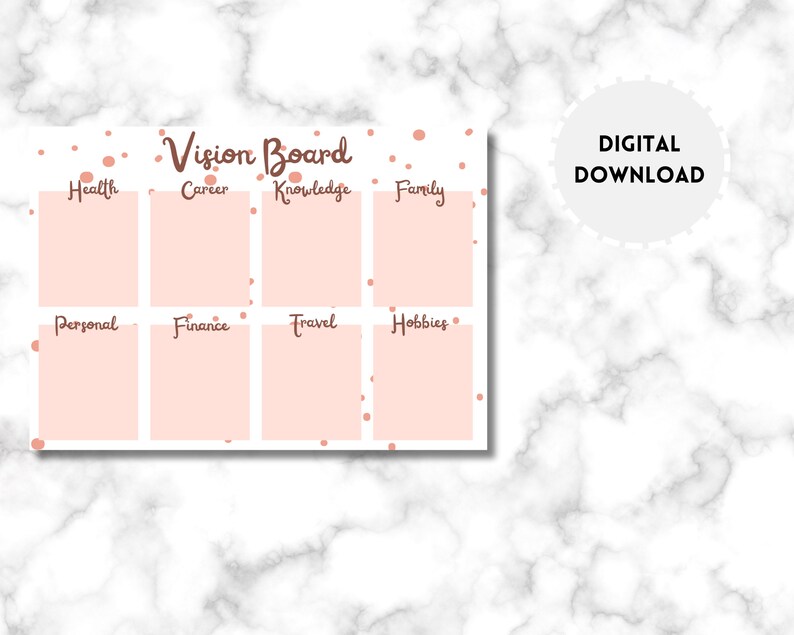 2025 Vision Board Vision Board Printable Digital Vision Board 2025 Vision Board Vision Board Printable Digital Vision Board