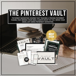 Pinterest Vault | Pinterest Marketing | How to market on Pinterest | Pinterest Funnel | How make sales using Pinterest | Pinterest Course