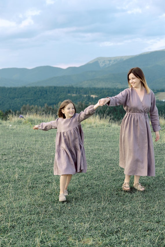 Mommy and Me Outfits, Matching Dresses, Linen Dresses, Matching Mom and  Girl, Simple Colored Dress, Mommy and Daughter Dresses, Gift Ideas - Etsy