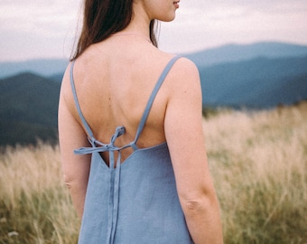 princess polly baby blue dress Elegant French Style Vacation Sexy Backless Lin