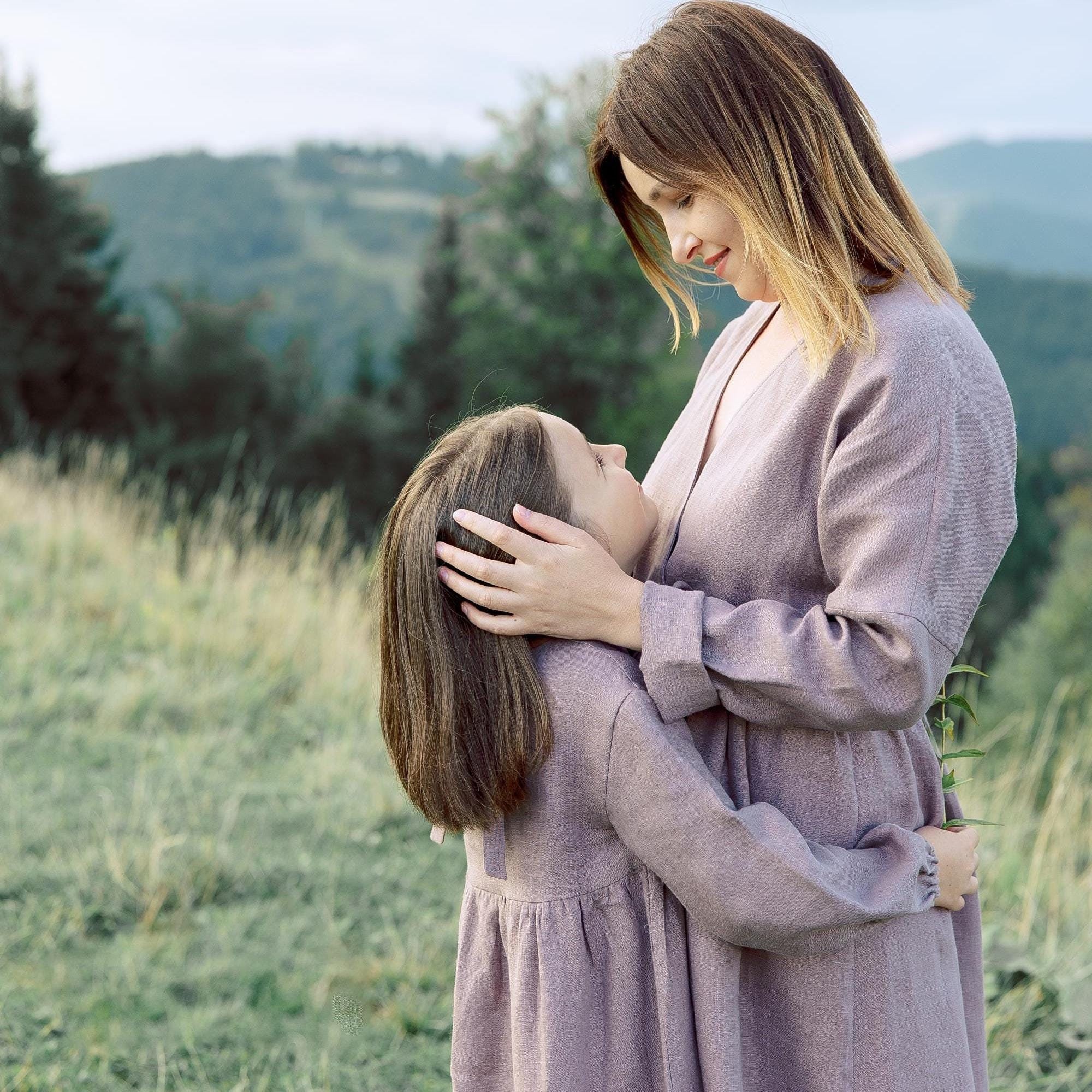 mother and daughter matching dresses