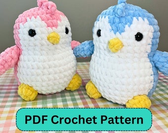 Pudgy Penguin Crochet Pattern (PDF only) MerryMakes