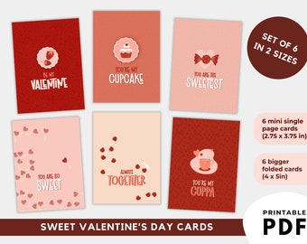 Printable Valentine Cards for Kids: Classroom & Coworker Valentines (PDF)