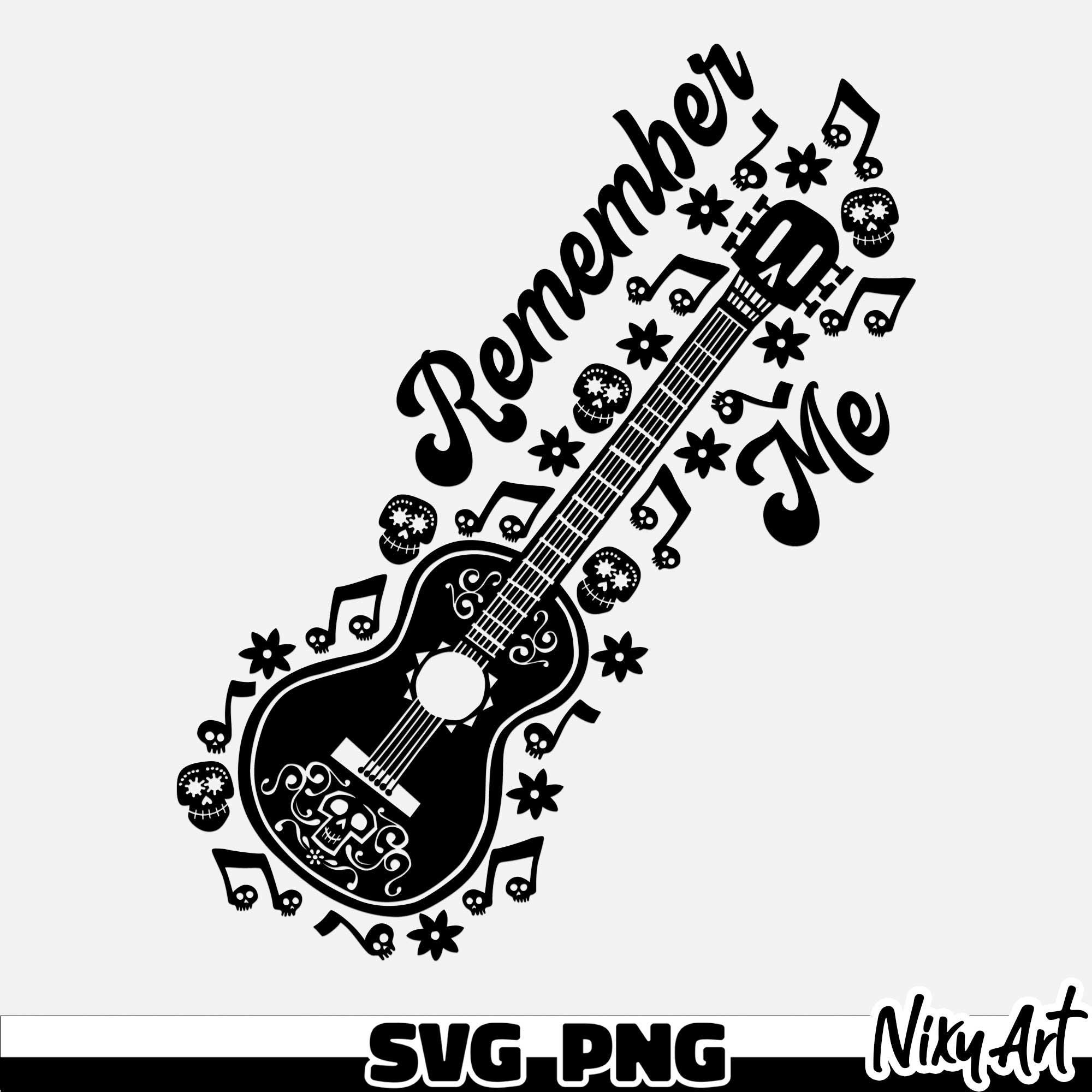 Coco guitar svg - etsy
