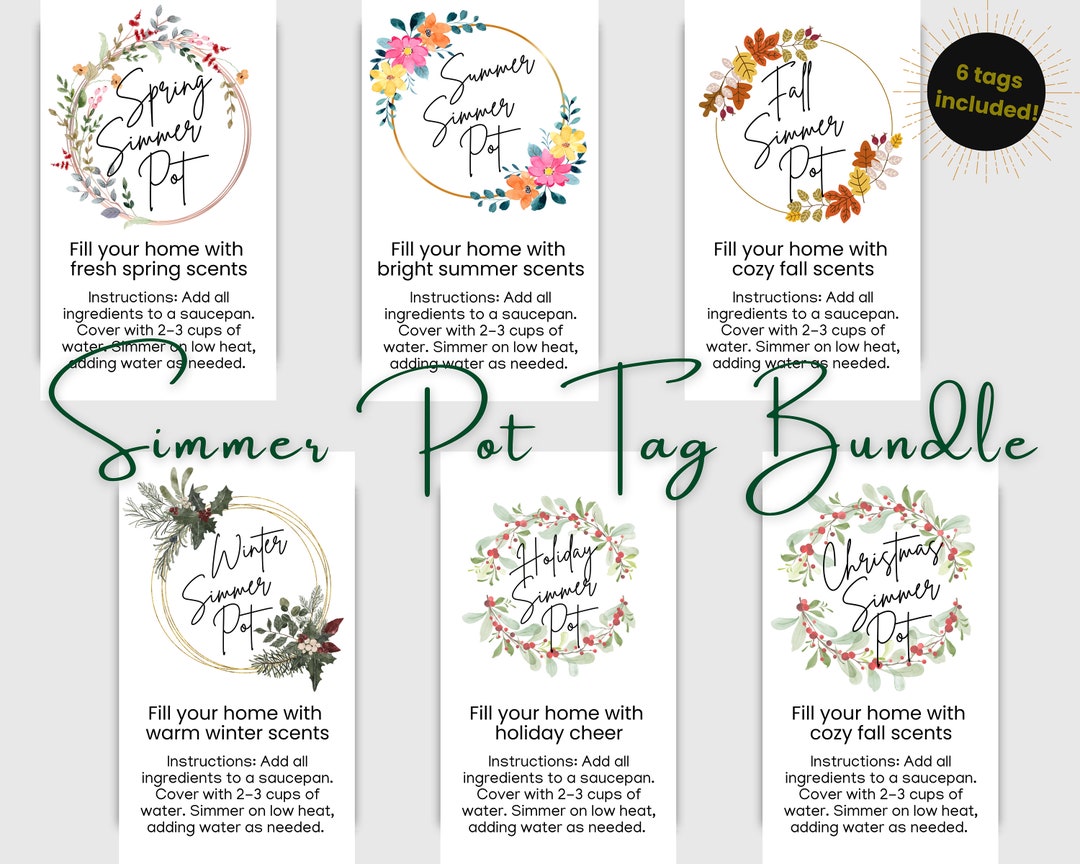 Year Round Simmer Pot Tag BUNDLE - Il 1080xN.5485791813 8g0p
