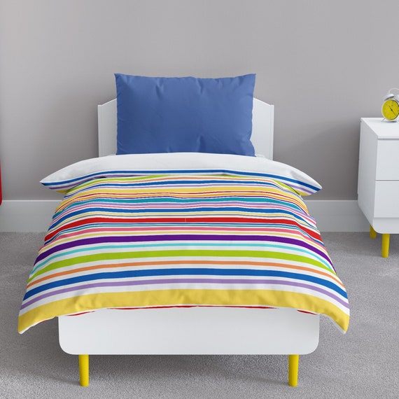 boys stripe bedding