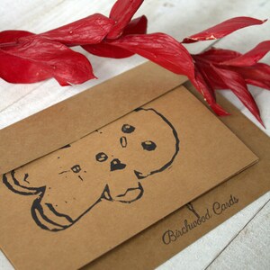 Cookie sincère sculpté à la main et estampillé Carte de vœux