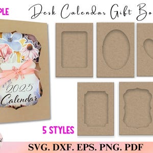 Plantilla de caja de ventana Svg, plantilla de caja de embalaje Svg, plantilla de caja de regalo con tapa Svg para Cricut, plantilla de caja de calendario, plantilla de caja de bricolaje, caja de exhibición