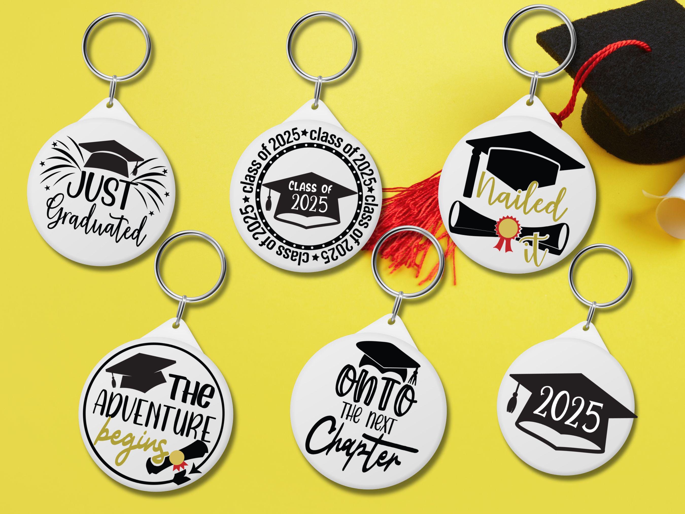 thumbnail image 2 of Grad Keychains 2025 2025 Graduation Keychains By Dohara | Download Free STL Model Grad Caps 2 of 13