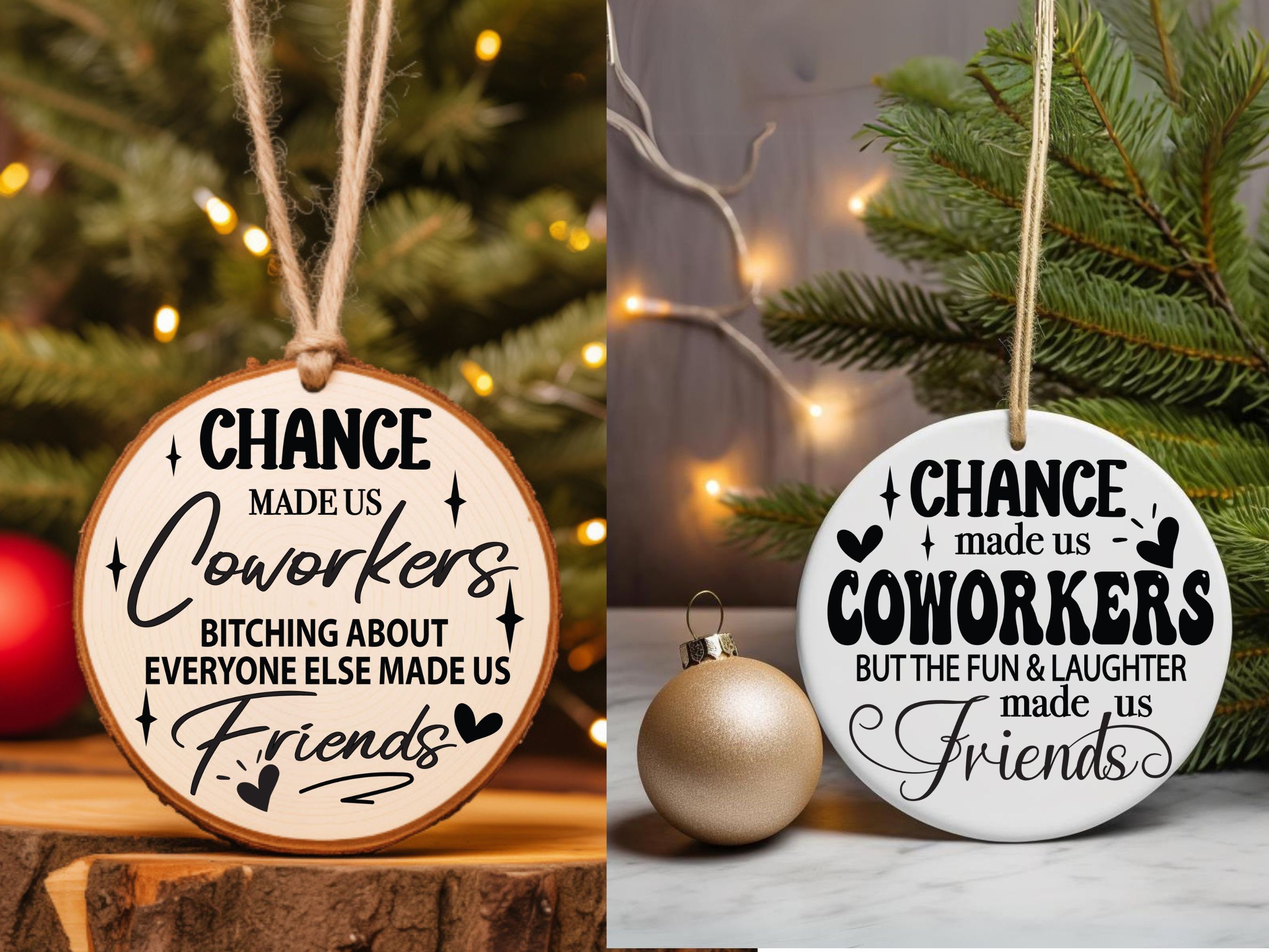 Coworker Christmas Ornament SVG, Christmas Colleagues Ornament,svg ...