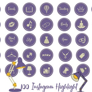 Blue Instagram Highlight Covers, Luxury Instagram Story Icons, Elegant Social Media Highlight Icons, Aesthetic Instagram Highlights