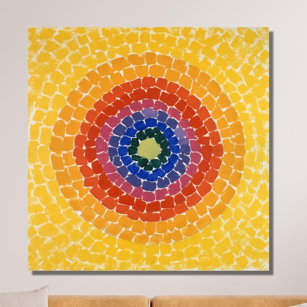Alma Thomas 'Ressurection' Abstract Art Canvas Print