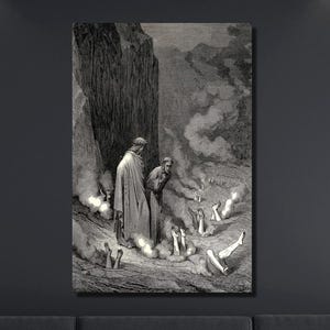 Gustave Dore&#39;s Inferno Canvas Art: Symbolism Home Decor