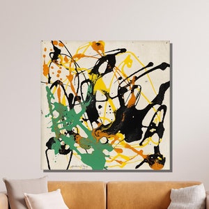 Jackson Pollock Number 28 1949 Art Print, Jackson Pollock Canvas Wall Art, Jackson Pollock Artwork, Reproduction Art, Home&Office Decor 14