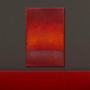 Mark Rothko Abstract Art Print, Mark Rothko Canvas Wall Art, Expressionism, Red Rothko Painting, Reproduction Art, Home&Office Wall Decor 24