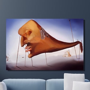 Salvador Dali Canvas Wall Art, Salvador Dali Le Sommeil Art Print, Abstract Art, Canvas Poster&Panel, Modern Living Room Decor Gift 22