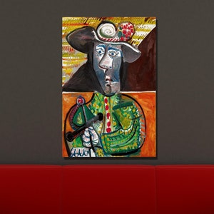 Pablo Picasso Canvas Wall Art, Pablo Picasso Le Matador Art Print, Reproduction Print, Surrealism Art, Home&Office Wall Decor Gift 8