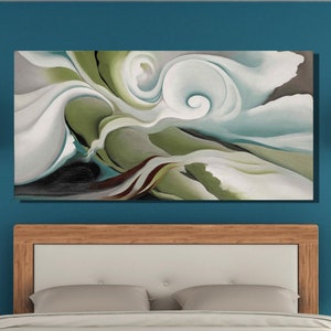 Georgia O&#39;Keeffe Canvas Wall Art, Georgia O&#39;Keeffe Nature Forms - Gaspe Art Print, Reproduction Art, American Modernism, Home&Office Decor 5