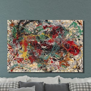 Jackson Pollock Canvas Wall Art, Jackson Pollock No.31 1949 Art Print, Jackson Pollock Artwork, Reproduction Art, Home&Office Decor Gift 19